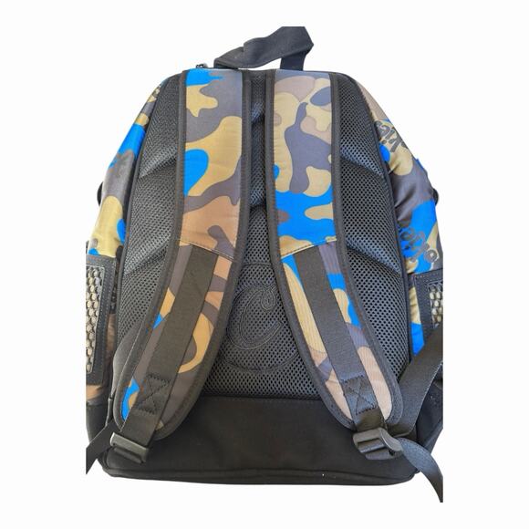 Cookies SF Luxe Smell Proof Luxe Satin Backpack Blue Camo NIP Functional Fashion - Picture 4 of 15